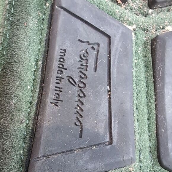 Salvatore Ferragamo Billy 2 Green Suede Driving Loafers Sz 9 - Picture 13 of 13